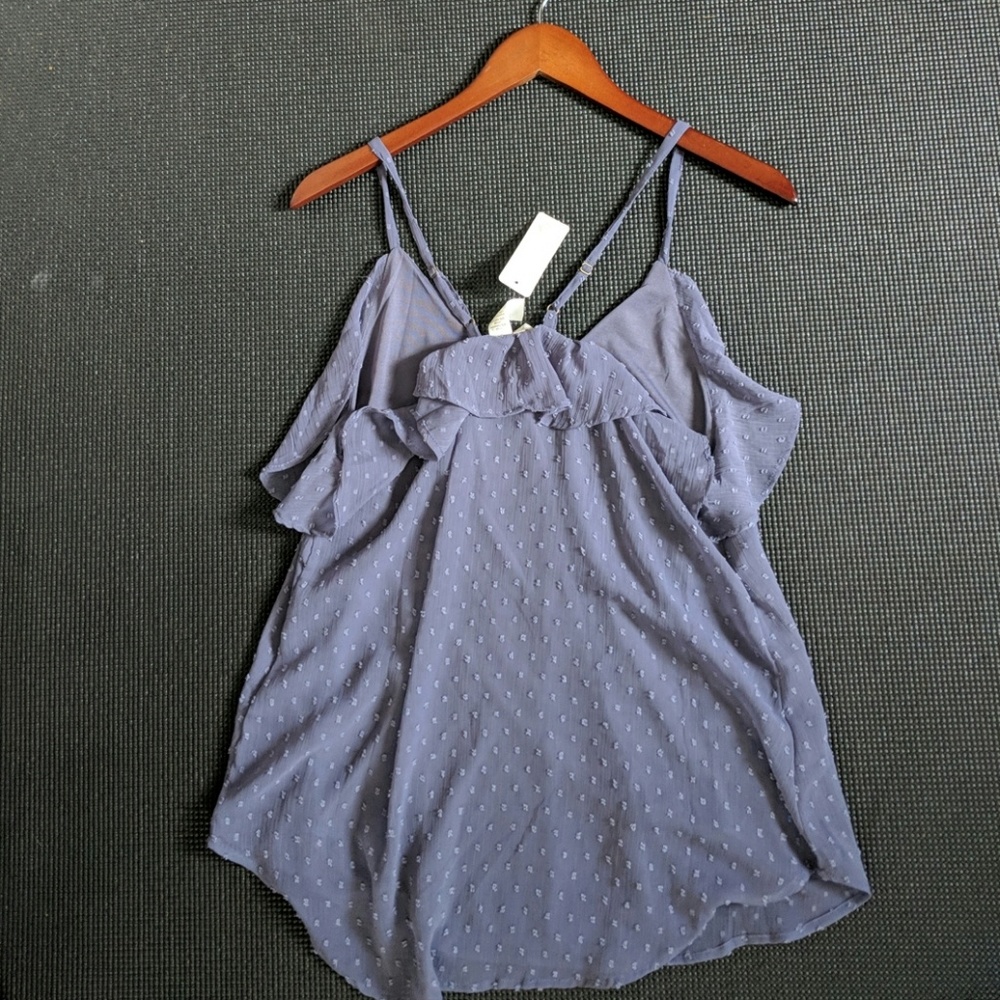 Flowy Purple Tank - Picture 2 of 3